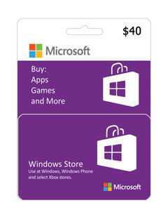 گیفت کارت مایکروسافت و ایکس باکس 40 دلاری