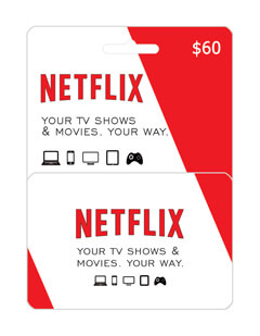 netflix gift 60$