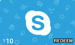 redeem skype