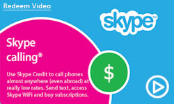 redeem skype giftcard