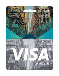 Visa card us 100$
