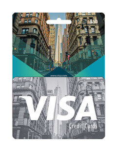 Visa card us 50$