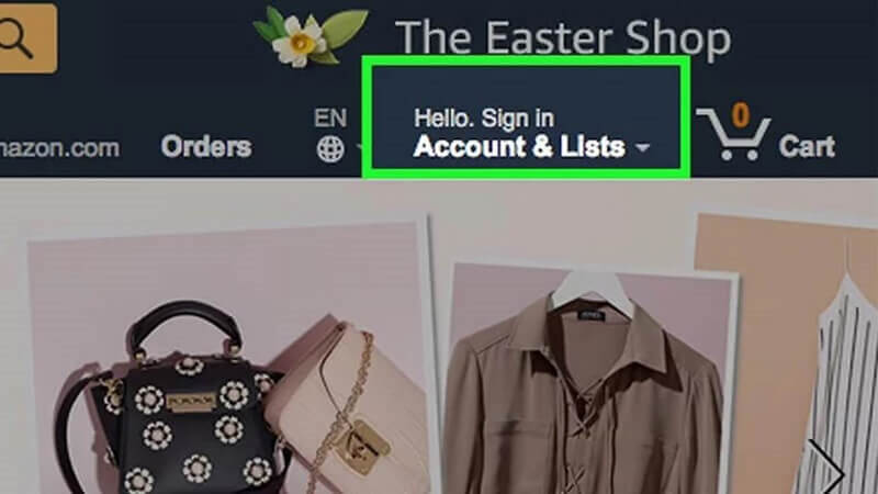 amazon account and Lists