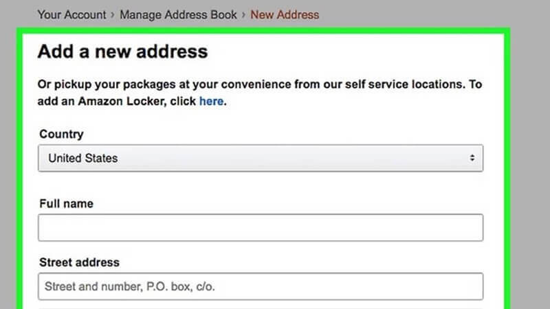 خرید از آمازون - address book
