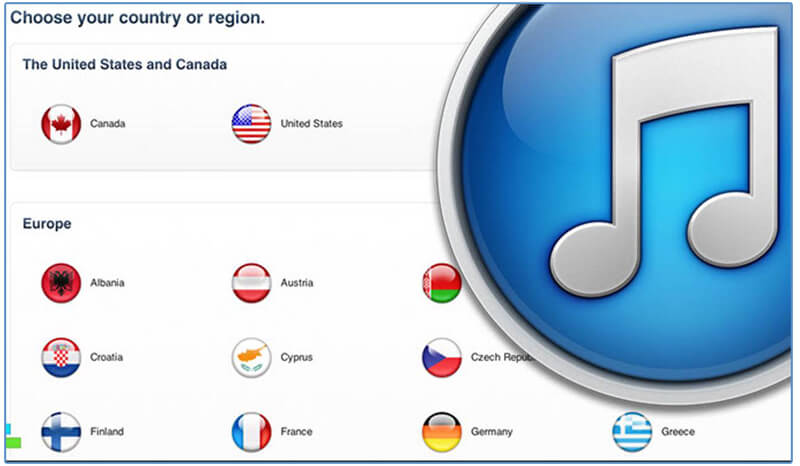تغییر کشور در آیتونز