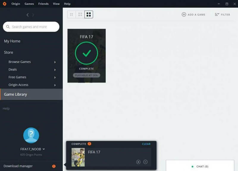 تنظیمات origin
