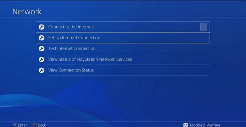 Settings و Network