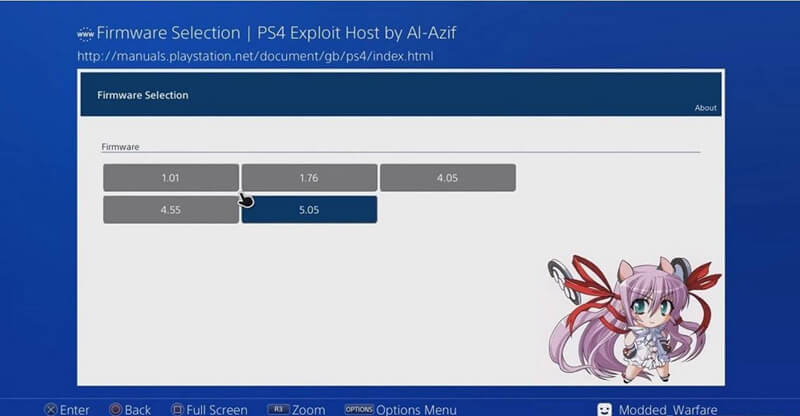ps 4 setting