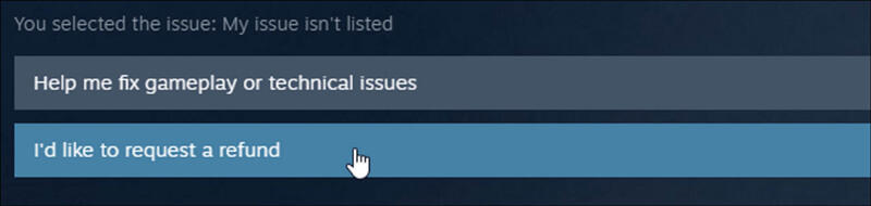 I’d like to request a refund