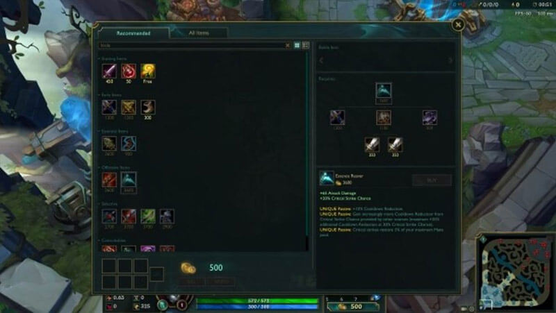 آیتم های League Of Legends