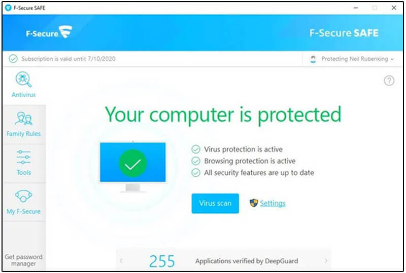 F-Secure Antivirus SAFE