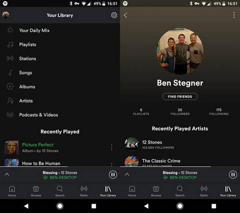 امکانات اکانت اسپاتیفای پرمیوم Spotify Premium